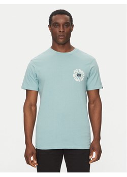 Quiksilver T-Shirt EQYZT08036 Turkusowy Regular Fit ze sklepu MODIVO w kategorii T-shirty męskie - zdjęcie 182636074
