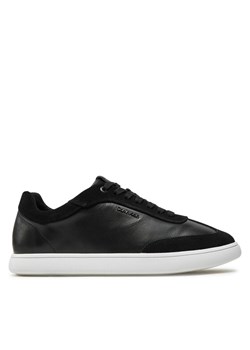 Calvin Klein Sneakersy Cupsole Lace Up - Lth Sue Mix HW0HW02435 Czarny ze sklepu MODIVO w kategorii Buty sportowe damskie - zdjęcie 182636082