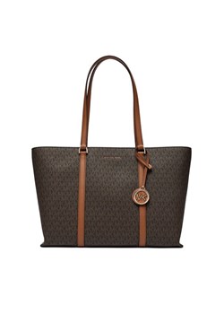 MICHAEL Michael Kors Torebka Temple Tote 30R4G1LT3B Brązowy ze sklepu MODIVO w kategorii Torby Shopper bag - zdjęcie 182636154