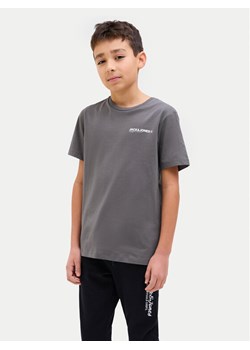 Jack&Jones Junior T-Shirt Hawaii 12269831 Szary Regular Fit ze sklepu MODIVO w kategorii T-shirty chłopięce - zdjęcie 182636190