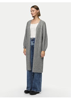Pieces Kardigan Maggy 17150959 Szary Loose Fit ze sklepu MODIVO w kategorii Swetry damskie - zdjęcie 182636202