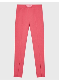 Tommy Hilfiger Legginsy Graphic KG0KG07062 M Różowy Slim Fit ze sklepu MODIVO w kategorii Spodnie dziewczęce - zdjęcie 182636260