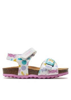 Geox Sandały B Sandal Chalki Girl B922RA 000HH C0653 M Biały ze sklepu MODIVO w kategorii Sandały dziecięce - zdjęcie 182636311