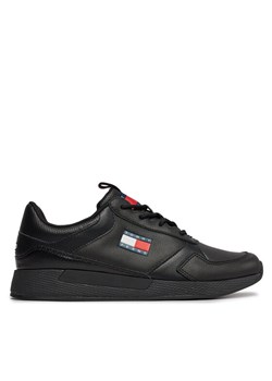 Tommy Jeans Sneakersy Tommy Jeans Flexi Runner EM0EM01409 Czarny ze sklepu MODIVO w kategorii Buty sportowe męskie - zdjęcie 182636364