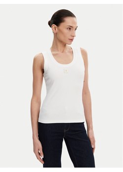 Fracomina Top FP25ST2001J40101 Biały Slim Fit ze sklepu MODIVO w kategorii Bluzki damskie - zdjęcie 182636410