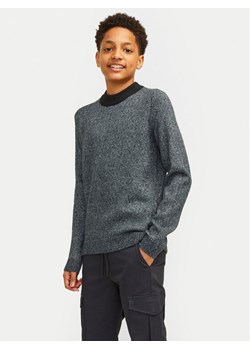Jack&Jones Junior Sweter Space 12262664 Niebieski Regular Fit ze sklepu MODIVO w kategorii Swetry chłopięce - zdjęcie 182636431