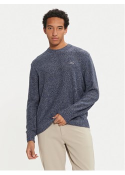 Lacoste Sweter AH2920 Granatowy Regular Fit ze sklepu MODIVO w kategorii Swetry męskie - zdjęcie 182636452