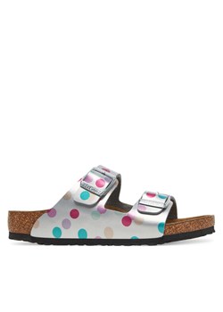 Birkenstock Klapki Arizona Kids 1029842 S Srebrny ze sklepu MODIVO w kategorii Klapki dziecięce - zdjęcie 182636493