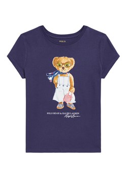 Polo Ralph Lauren T-Shirt 313965226001 Granatowy Regular Fit ze sklepu MODIVO w kategorii Bluzki dziewczęce - zdjęcie 182636644