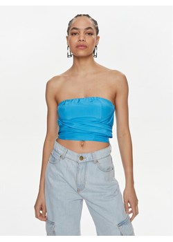 Patrizia Pepe Top 2C1541/A057-CA04 Niebieski Regular Fit ze sklepu MODIVO w kategorii Bluzki damskie - zdjęcie 182636714
