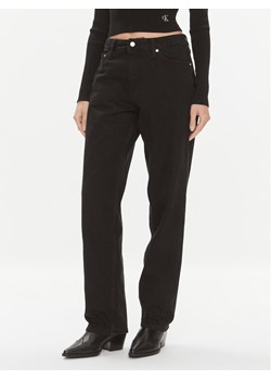 Calvin Klein Jeans Jeansy 90's J20J222865 Czarny Straight Fit ze sklepu MODIVO w kategorii Jeansy damskie - zdjęcie 182636724