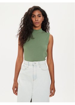 Vero Moda Top Mary 10306899 Zielony Tight Fit ze sklepu MODIVO w kategorii Bluzki damskie - zdjęcie 182636840