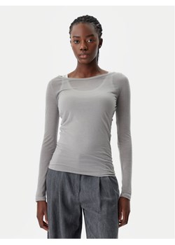 PINKO Bluzka 104653 A2CL Szary Regular Fit ze sklepu MODIVO w kategorii Bluzki damskie - zdjęcie 182636850