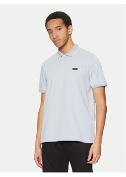 Calvin Klein Polo K10K114141 Niebieski Regular Fit ze sklepu MODIVO w kategorii T-shirty męskie - zdjęcie 182636991