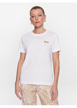 Boss T-Shirt 50489525 Biały Regular Fit ze sklepu MODIVO w kategorii Bluzki damskie - zdjęcie 182637051