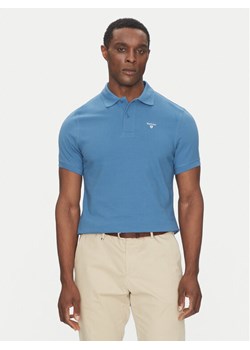 Barbour Polo Original Sports MML0358BU67 Niebieski Tailored Fit ze sklepu MODIVO w kategorii T-shirty męskie - zdjęcie 182637081