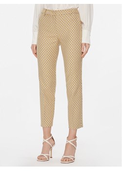 Weekend Max Mara Spodnie materiałowe Odile 2415131041 Żółty Regular Fit ze sklepu MODIVO w kategorii Spodnie damskie - zdjęcie 182637094