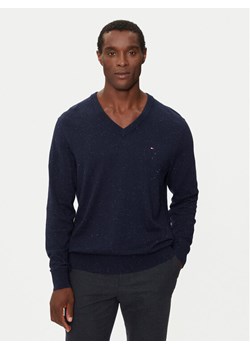 Tommy Hilfiger Sweter Pima Org Ctn MW0MW28047 Granatowy Regular Fit ze sklepu MODIVO w kategorii Swetry męskie - zdjęcie 182637132