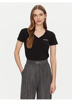 Guess Jeans T-Shirt W4YI23 J1314 Czarny Slim Fit ze sklepu MODIVO w kategorii Bluzki damskie - zdjęcie 182637154