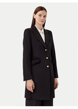 Motivi Płaszcz wełniany 0039Q100534N Czarny Slim Fit ze sklepu MODIVO w kategorii Płaszcze damskie - zdjęcie 182637181