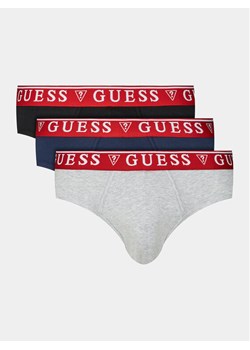 Guess Komplet 3 par slipów U97G00 KCD31 Szary ze sklepu MODIVO w kategorii Majtki męskie - zdjęcie 182637270