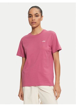 Fila T-Shirt Biendorf FAW0452 Różowy Regular Fit ze sklepu MODIVO w kategorii Bluzki damskie - zdjęcie 182637293