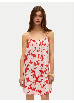 Vero Moda Sukienka letnia Dicthe 10323634 Czerwony Regular Fit ze sklepu MODIVO w kategorii Sukienki - zdjęcie 182637392