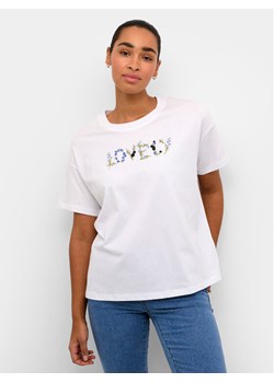 Kaffe T-Shirt Firia 10508406 Biały Regular Fit ze sklepu MODIVO w kategorii Bluzki damskie - zdjęcie 182637444