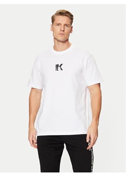 Karl Lagerfeld Jeans T-Shirt A1M17044 Biały Regular Fit ze sklepu MODIVO w kategorii T-shirty męskie - zdjęcie 182637512