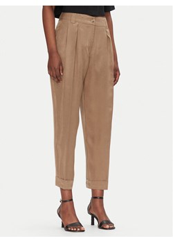 ACCESS FASHION Spodnie materiałowe 53-5025-235 Zielony Regular Fit ze sklepu MODIVO w kategorii Spodnie damskie - zdjęcie 182637521