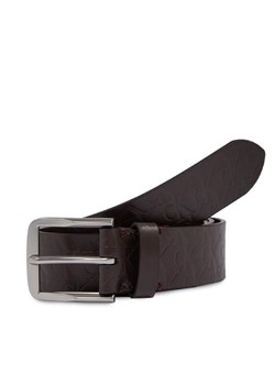 Calvin Klein Jeans Pasek Męski Classic Flat Lthr Belt 35Mm Aop K50K511518 Brązowy ze sklepu MODIVO w kategorii Paski męskie - zdjęcie 182637593