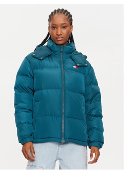 Tommy Jeans Kurtka puchowa Alaska DW0DW18610 Zielony Regular Fit ze sklepu MODIVO w kategorii Kurtki damskie - zdjęcie 182637722