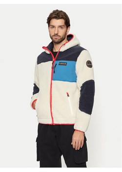 Napapijri Polar Yupik NP0A4GNS Beżowy Regular Fit ze sklepu MODIVO w kategorii Bluzy męskie - zdjęcie 182637781