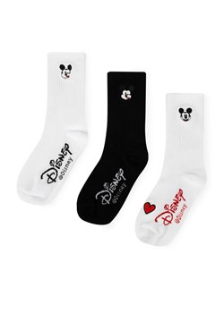 Mickey&Friends Zestaw 2 par wysokich skarpet dziecięcych ACCCS-SS24-338DSTC Czarny ze sklepu MODIVO w kategorii Skarpetki dziecięce - zdjęcie 182637784