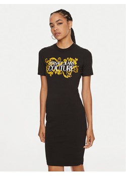 Versace Jeans Couture Sukienka codzienna 77HAOE05 CJ02E Czarny Slim Fit ze sklepu MODIVO w kategorii Sukienki - zdjęcie 182637851