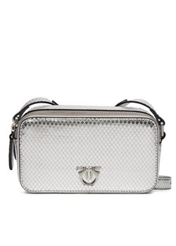 PINKO Torebka Camera Case AI 24-25 PLTT 102810 A1VG Srebrny ze sklepu MODIVO w kategorii Listonoszki - zdjęcie 182638051