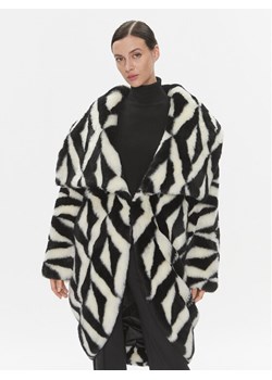Elisabetta Franchi Kożuch CP-49A-37E2-V940 Kolorowy Regular Fit ze sklepu MODIVO w kategorii Kożuchy - zdjęcie 182638061