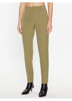 Bruuns Bazaar Spodnie materiałowe Rubysus BBW3165  Zielony Slim Fit ze sklepu MODIVO w kategorii Spodnie damskie - zdjęcie 182638070