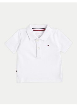 Tommy Hilfiger Polo Essential KN0KN02030 Biały Regular Fit ze sklepu MODIVO w kategorii Koszulki niemowlęce - zdjęcie 182638113