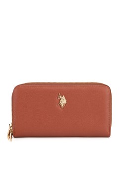 U.S. Polo Assn. Portfel BIUXT8382WVP Brązowy ze sklepu MODIVO w kategorii Portfele damskie - zdjęcie 182638271