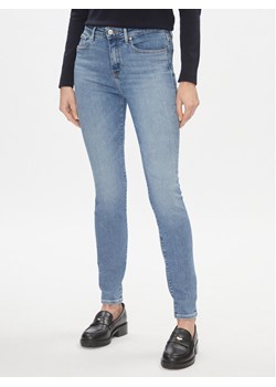 Tommy Hilfiger Jeansy Th Flex Como Skinny Rw Mel WW0WW40633 Niebieski Skinny Fit ze sklepu MODIVO w kategorii Jeansy damskie - zdjęcie 182638323