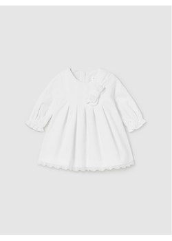 Mayoral Sukienka elegancka 2.854 Écru Regular Fit ze sklepu MODIVO w kategorii Ubranka do chrztu - zdjęcie 182638361
