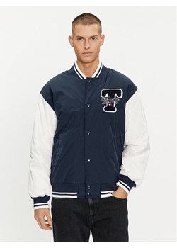 Tommy Jeans Kurtka bomber Colorblock Varsity DM0DM18702 Granatowy Regular Fit ze sklepu MODIVO w kategorii Kurtki męskie - zdjęcie 182638393