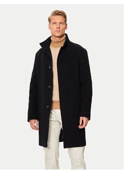 Tommy Hilfiger Płaszcz wełniany MW0MW37956 Czarny Regular Fit ze sklepu MODIVO w kategorii Płaszcze męskie - zdjęcie 182638440