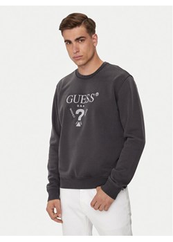 Guess Bluza M4YQ07 KBY51 Czarny Regular Fit ze sklepu MODIVO w kategorii Bluzy męskie - zdjęcie 182638654