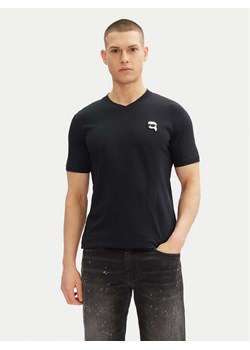 KARL LAGERFELD T-Shirt 755021 552224 Granatowy Regular Fit ze sklepu MODIVO w kategorii T-shirty męskie - zdjęcie 182638883