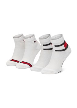 Tommy Hilfiger Zestaw 2 par wysokich skarpet dziecięcych 100002319 Biały ze sklepu MODIVO w kategorii Skarpetki dziecięce - zdjęcie 182638894