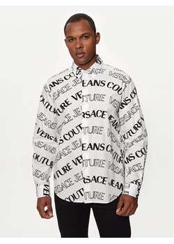Versace Jeans Couture Koszula 76GAL2R0 Biały Regular Fit ze sklepu MODIVO w kategorii Koszule męskie - zdjęcie 182639331
