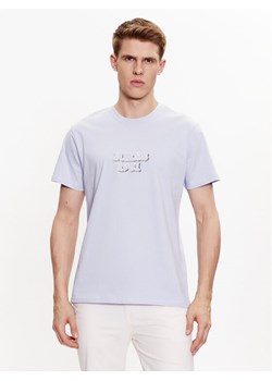 Guess T-Shirt Logo M3GI30 K8FQ4 Niebieski Slim Fit ze sklepu MODIVO w kategorii T-shirty męskie - zdjęcie 182639391