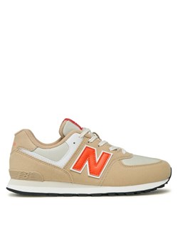 New Balance Sneakersy GC574HBO Beżowy ze sklepu MODIVO w kategorii Buty sportowe dziecięce - zdjęcie 182639394